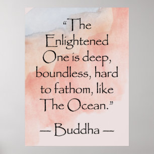 Buddhas wirkliches Inspirationsangebot Poster