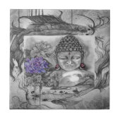 Buddhas Wunsch Fliese (Vorderseite)