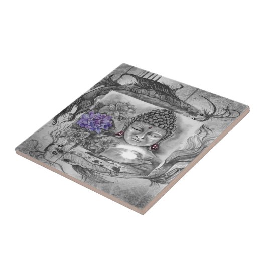 Buddhas Wunsch Fliese (Seite)