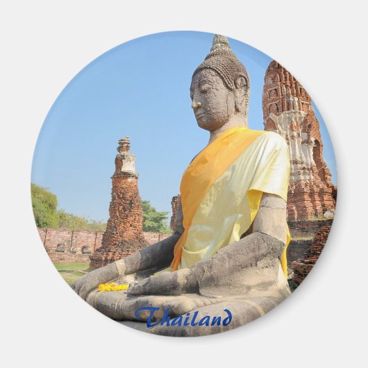 Buddhastatue Magnet (Vorne)