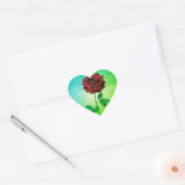 BuddhaToday #7 - Zen-Liebe-Stickers Herz-Aufkleber (Umschlag)