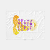 BuddhaToday Cozy Quotes Blanket #1 Fleecedecke (Vorderseite (Horizontal))