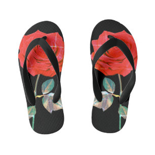 BuddhaToday Kids #4 Zen Rose Flip Flops Kinderbadesandalen