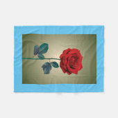 BuddhaToday V1 #12 - SOFT BLUE COZY BUDDHA BLANKET Fleecedecke (Vorderseite (Horizontal))