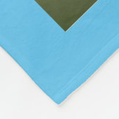 BuddhaToday V1 #12 - SOFT BLUE COZY BUDDHA BLANKET Fleecedecke (Ecke)