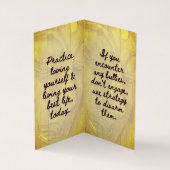 BuddhaToday V1 - #15 Buddha "Message Book" Cards Visitenkarten (Innenseite)