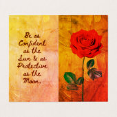 BuddhaToday V1 - #16 Buddha "Message Book" Cards Visitenkarten (Außenseite Aufgefaltet)