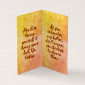 BuddhaToday V1 - #16 Buddha "Message Book" Cards Visitenkarten (Innenseite)