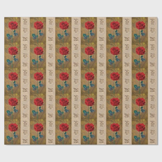 BuddhaToday V1 - #1 Wrapped in Buddha Gift Paper Geschenkpapier (Flach)