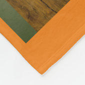 BuddhaToday V1 #7 - ORANGE COZY BUDDHA BLANKET Fleecedecke (Ecke)