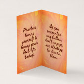 BuddhaToday V1 - #8 Buddha "Message Book"-Karten Visitenkarten (Innenseite)
