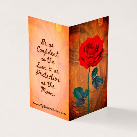 BuddhaToday V1 - #8 Buddha "Message Book"-Karten Visitenkarten (Vorderseite)