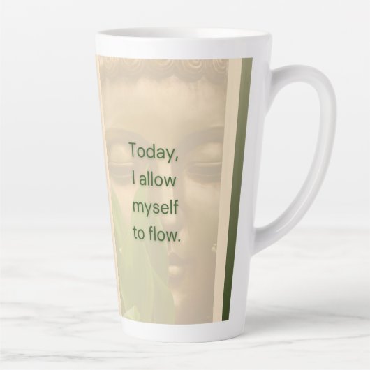 BuddhaToday V2 #1 Zen Latte Tasse (Rechts)
