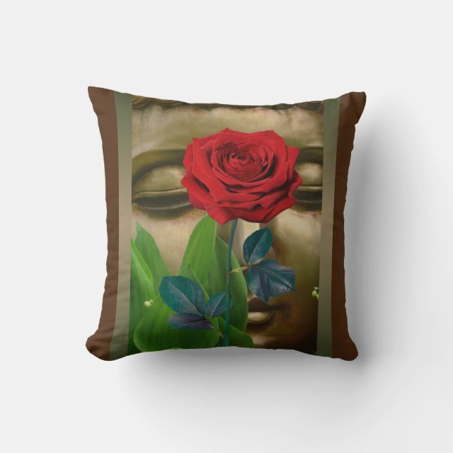 BuddhaToday V2 #22 Peace Pillows w/🌹 Kissen (Vorderseite)
