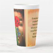 BuddhaToday V2 #5 Zen Latte Tasse (Vorderseite)