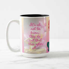 BuddhaToday V3 #1 Zen-Tasse - Zitat von blühenden  Zweifarbige Tasse