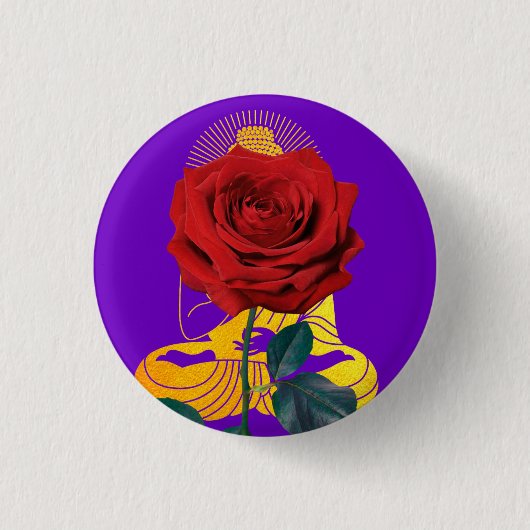 BuddhaToday V4 SONNENAUFGANG BUDDHA-KNOPF #1 Button (Vorderseite)