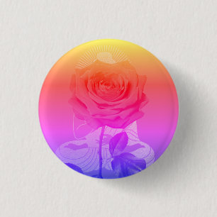 BuddhaToday V4 SONNENAUFGANG BUDDHA-KNOPF #2 Button