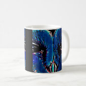 BuddhaToday WHOO KNOWS Midnight Owl Tasse (VorderseiteRechts)