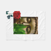 BuddhaTodayV2 #1 Gemütlicher Buddha Fleecedecke (Vorderseite (Horizontal))