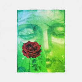 BuddhaTodayV2 #20 Gemütlicher Buddha Fleecedecke