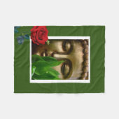 BuddhaTodayV2 #2 Gemütlicher Buddha Fleecedecke (Vorderseite (Horizontal))
