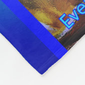 BuddhaTodayV3.blu #1 Cozy Buddha Fleece Blanket (Ecke)