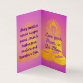 BuddhaTodayV4 - #1 Buddha "Message Book"-Karten Visitenkarten (Innenseite)
