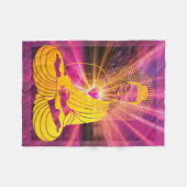 BuddhaTodayV4 #1 Gemütlicher Buddha Fleece Blanket (Vorderseite (Horizontal))