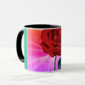 BuddhaTodayV4 #1 Sonnenrose Buddha-Tasse  Tasse (Vorderseite Links)