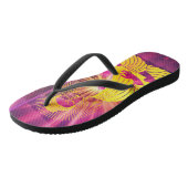 BuddhaTodayV4 #22  'Walk in Peace' Badesandalen (Schrägansicht)