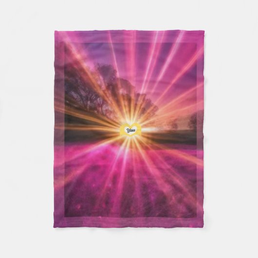 BuddhaTodayV4 #32 Gemütlicher Buddha Fleece Blanke (Vorderseite)