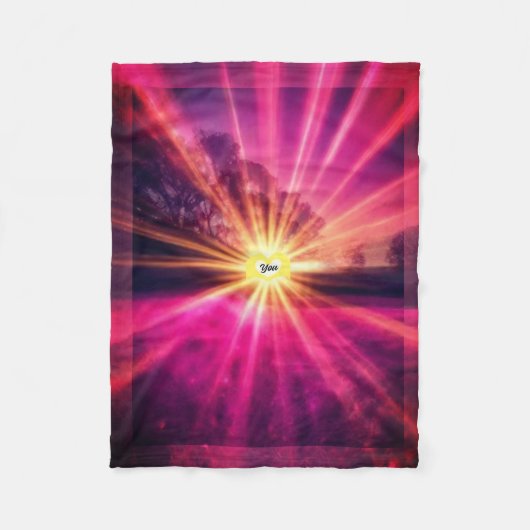 BuddhaTodayV4 #36 Gemütlicher Buddha Fleece Blanke (Vorderseite)