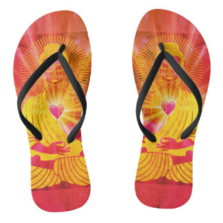 BuddhaTodayV4 #8 'Wandle in Frieden' Badesandalen