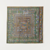 Buddhismus Blue Medicine Buddha Wandteppich (Vorderseite (Horizontal))