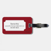 Buddhismus: Doppelte Axt Gepäckanhänger (Rückseite horizontal)