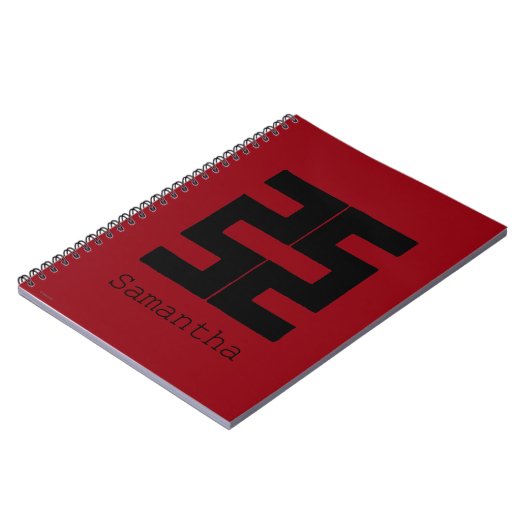 Buddhismus: Doppelte Axt Notizblock (Linke Seite)