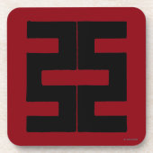 Buddhismus: Doppelte Axt Untersetzer (Vorderseite)