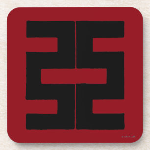 Buddhismus: Doppelte Axt Untersetzer