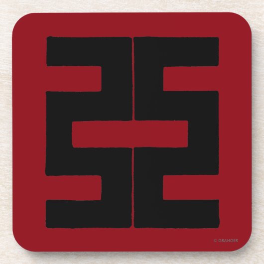 Buddhismus: Doppelte Axt Untersetzer (Vorderseite)