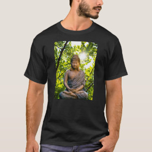 Buddhismus Meditierende Statue Spirituell  T-Shirt