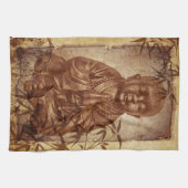Buddhismus Monk Geschirrtuch (Horizontal)