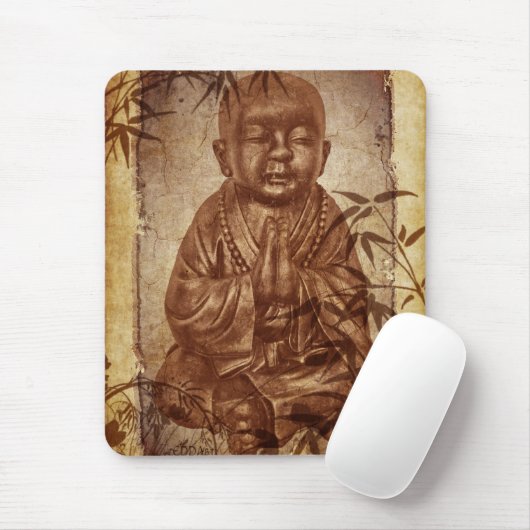 Buddhismus Monk Mousepad (Mit Mouse)