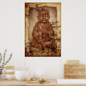 Buddhismus Monk Poster (Küche)