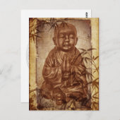 Buddhismus Monk Postkarte (Vorne/Hinten)