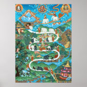 Buddhismus Print - Die neun geistigen Abidings Sam Poster (Vorne)