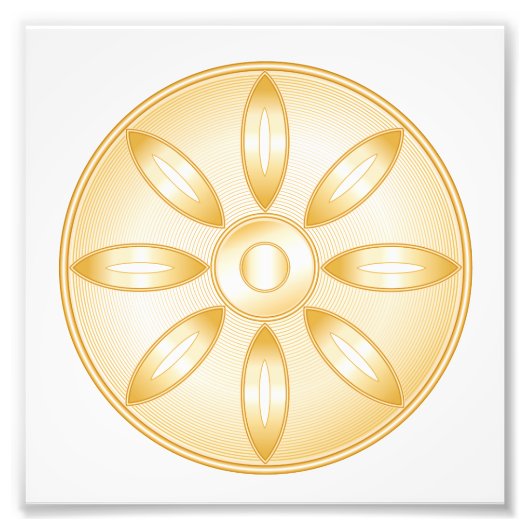 Buddhismus-Symbol Fotodruck (Vorne)