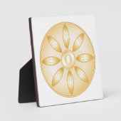 Buddhismus-Symbol Fotoplatte (Vorderseite)