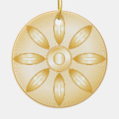 Buddhismus-Symbol Keramik Ornament (Vorne)