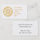 Buddhismus-Symbol Visitenkarte (Vorne/Hinten)